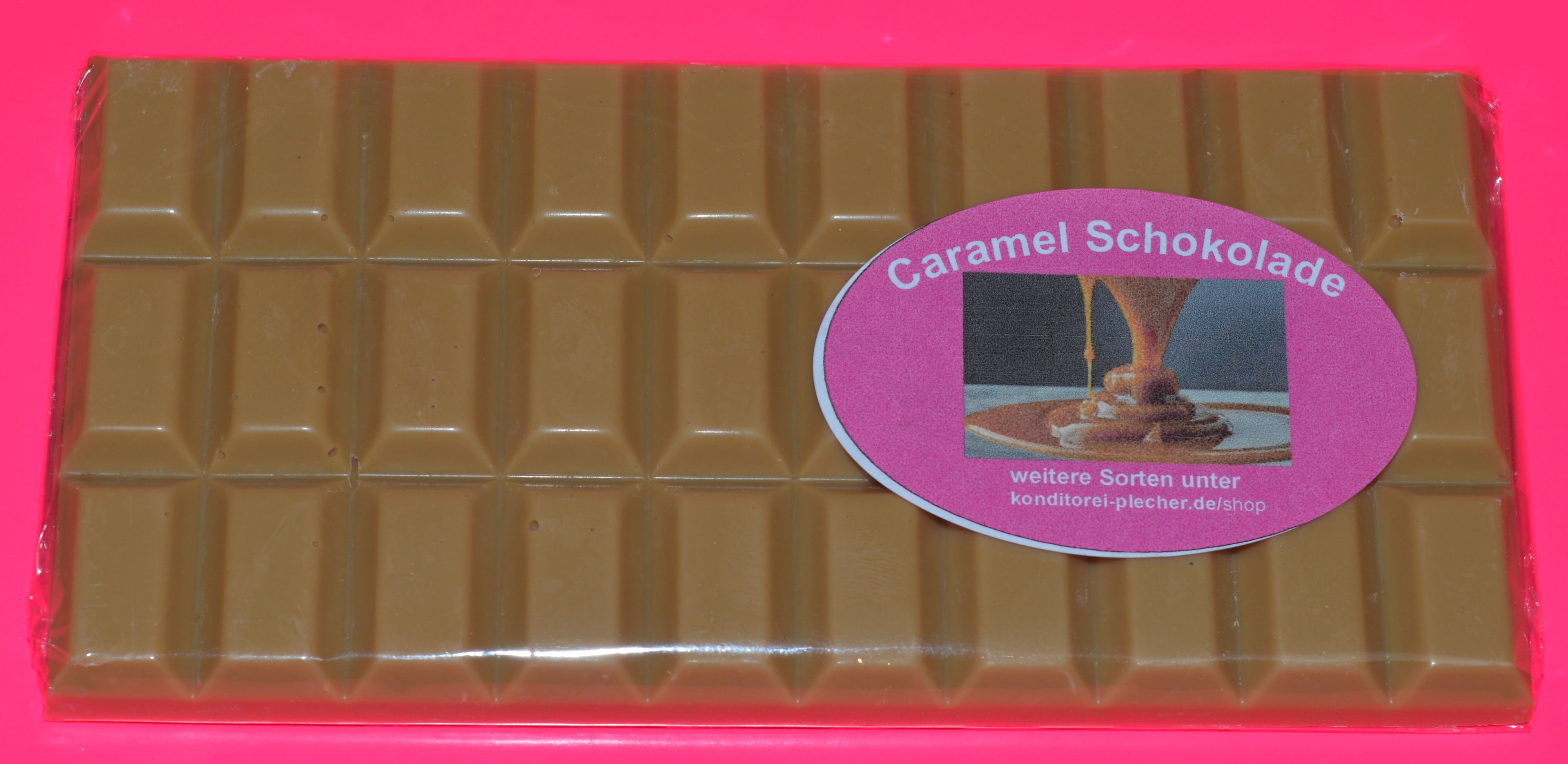 Caramel Schokolade mit westafrikanischen Kakaobohnen